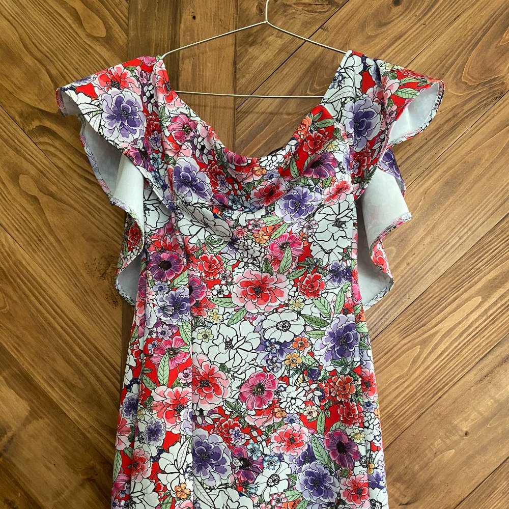 alexia admor flora off-shoulder dress, size 4